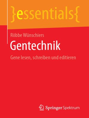 cover image of Gentechnik